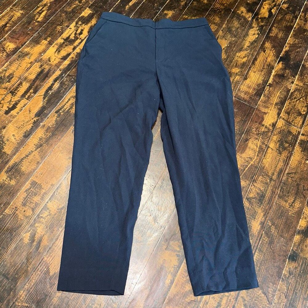 Banana Republic navy chino 12 business casual minimalist slacks
